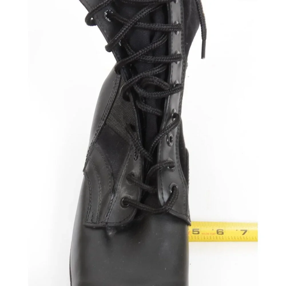 New Jungle Combat Boots Men's 12R Tactical Lace Up Military Work‎ Boots Vegan